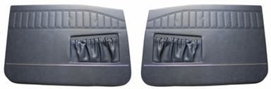 Front door panels for Volvo Amazon 4d, Amazon Kombi 1968, blue