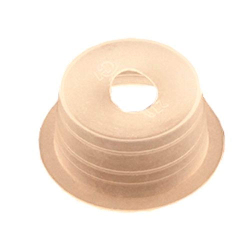 Plug underside of headrest