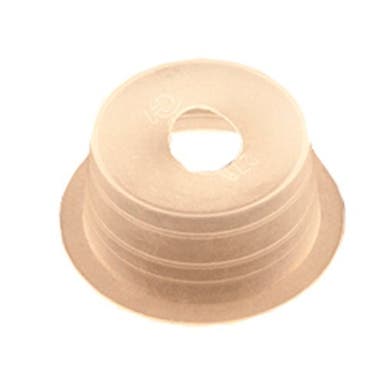 Plug underside of headrest