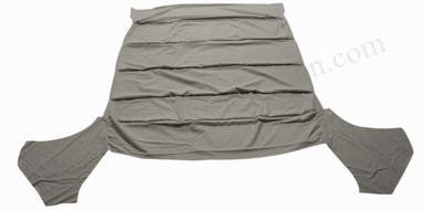 Headlining for Volvo Amazon B16 1957-61, brushed grey fabric without molding