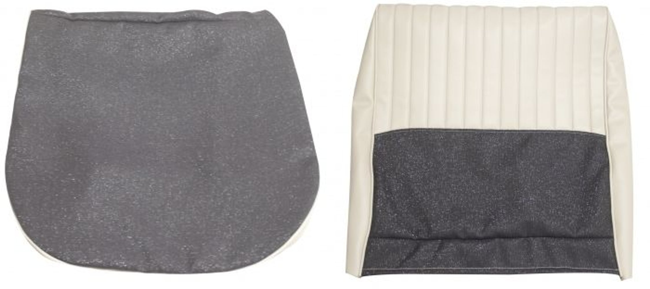 Front seat upholstery for Volvo Amazon 4d 1959-60 blue/beige