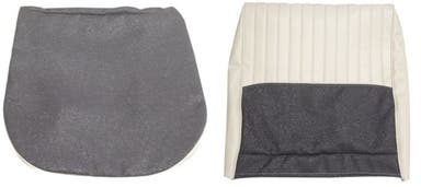 Front seat upholstery for Volvo Amazon 4d 1959-60 blue/beige