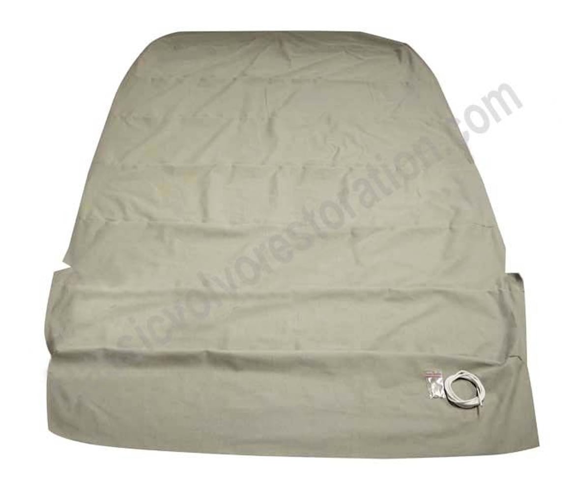 Headlining for Volvo Duett van -1957, brushed grey fabric