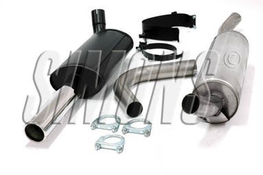 Exhaust system for Volvo 760, 2.5" Turbo Multilink