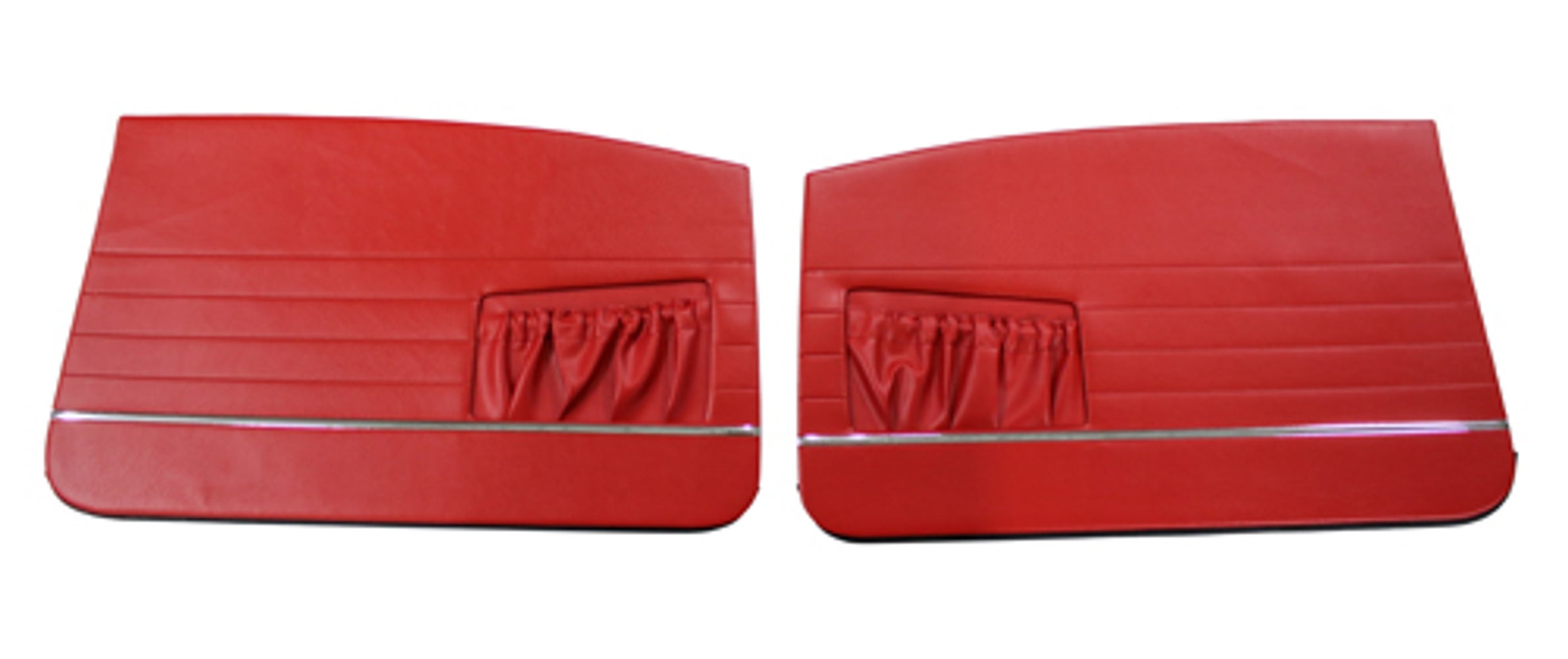 Door panels for Volvo Amazon 2d 1962-63 red — bild 2 av 2