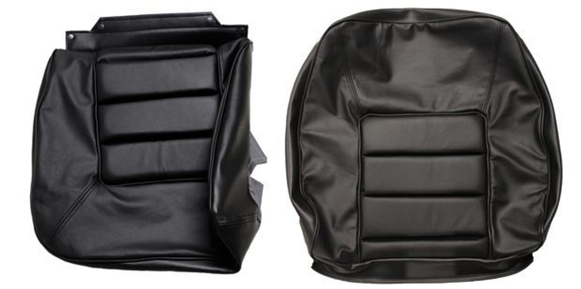 Front seat upholstery for Volvo 140GL, 164 1970-74 black