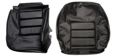 Front seat upholstery for Volvo 140GL, 164 1970-74 black