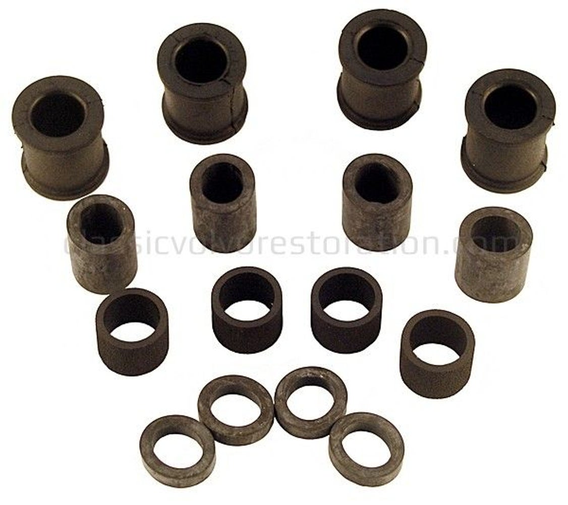 Bushing kit control arms for Volvo PV444, PV544, Duett, rubber
