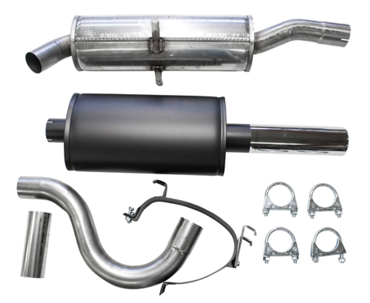 Exhaust system 2.5" Turbo for Volvo 740, 760, 940, 1985-