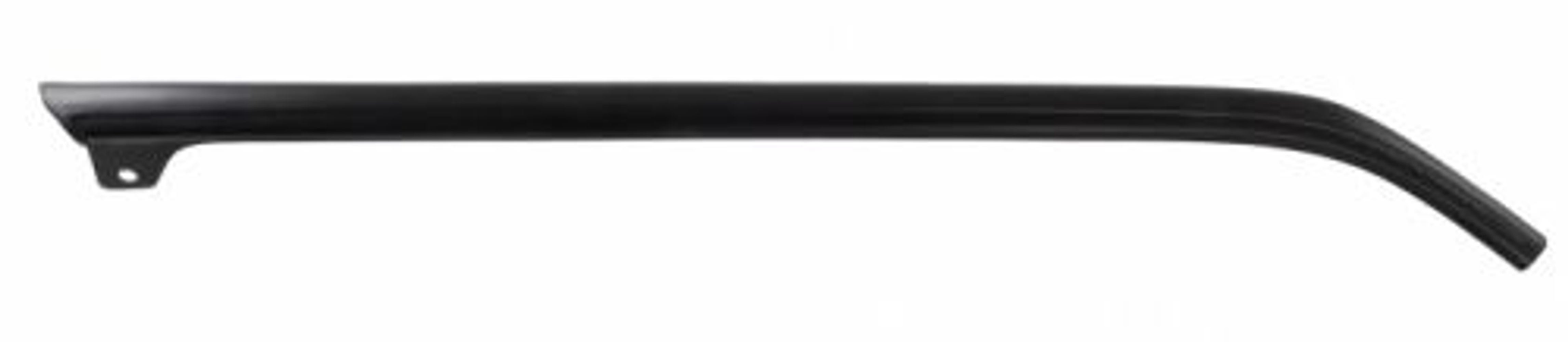 Decorative strip, drip strip, front, for Volvo 240 1986-90, black, left