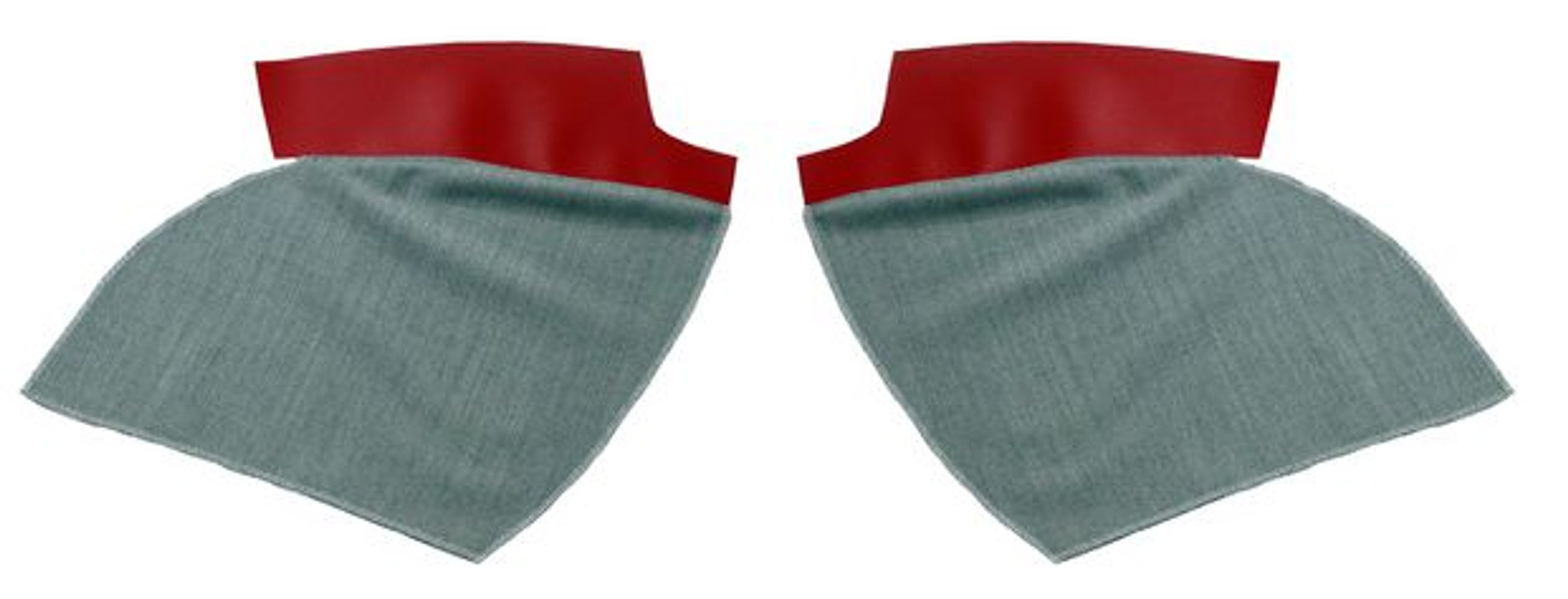Wheel arch trim for Volvo PV544A 1958-60 red/grey