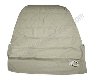 Headlining for Volvo Duett van -1957, brushed grey fabric