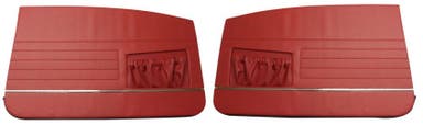 Door panels for Volvo Amazon 2d 1963-64 red