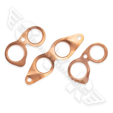 Gasket set Manifold B4B, B14A copper for Volvo PV444, Duett