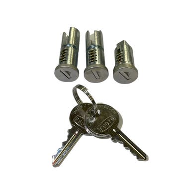 Lock cylinder set Sedan std door and trunk for Volvo Amazon