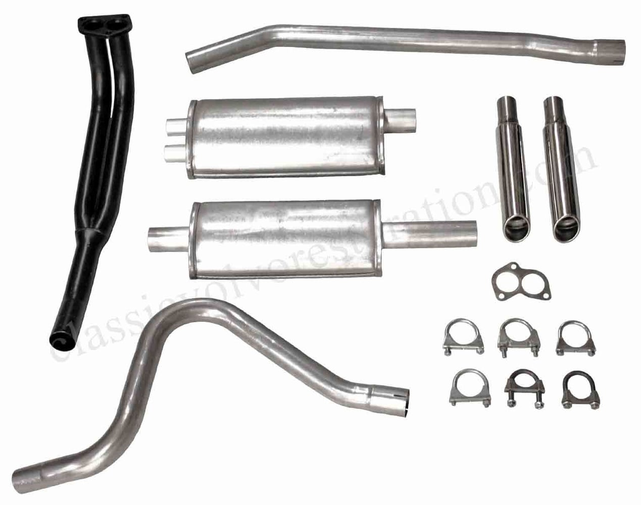 Exhaust system 2" sport for Volvo 1800