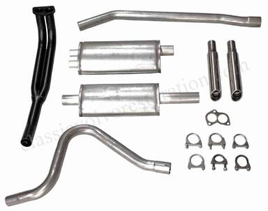 Exhaust system 2" sport for Volvo 1800