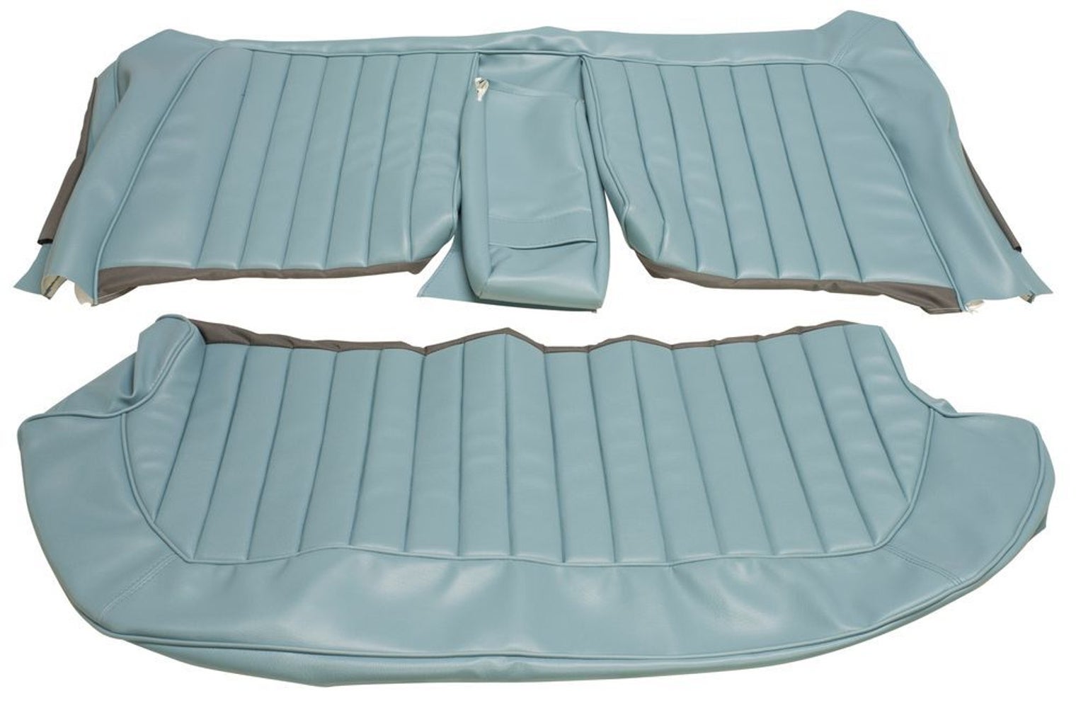 Upholstery Rear seat for Volvo Amazon 4d 1961 US light blue