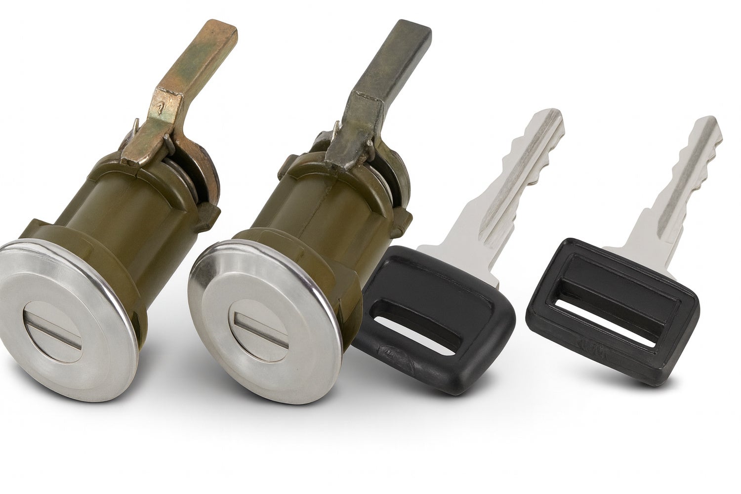 Door lock cylinder set for Volvo 240, 260, 262, 240 1978-93, left