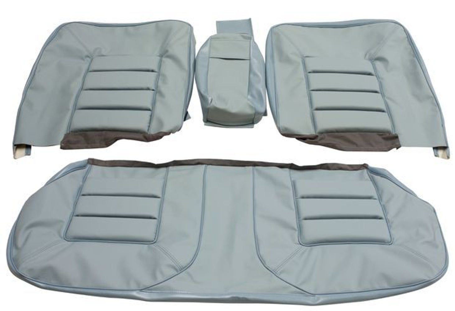 Rear seat upholstery for Volvo 164 1972-74 light blue