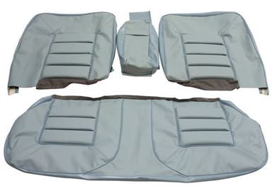 Rear seat upholstery for Volvo 164 1972-74 light blue