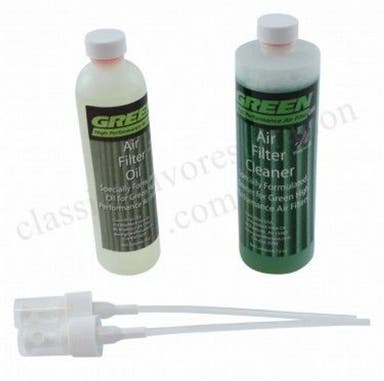 Air filter cleaning kit colorless
