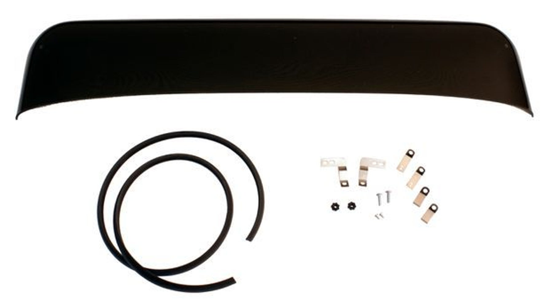Roof hatch wind deflector 4mm smoked acrylic glass