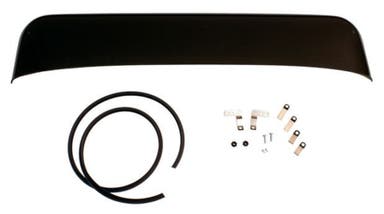 Roof hatch wind deflector 4mm smoked acrylic glass