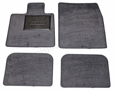 Carpet set Accessories for Volvo 1800S, grey textile