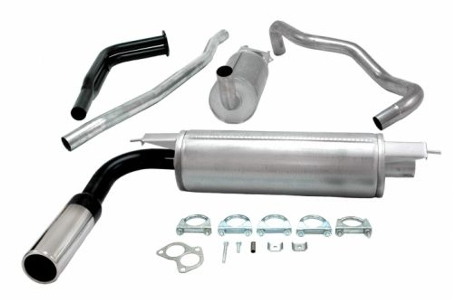 Exhaust system for Volvo 240, 1976-88, 2" sport without catalytic converter