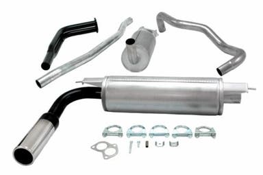 Exhaust system for Volvo 240, 1976-88, 2" sport without catalytic converter