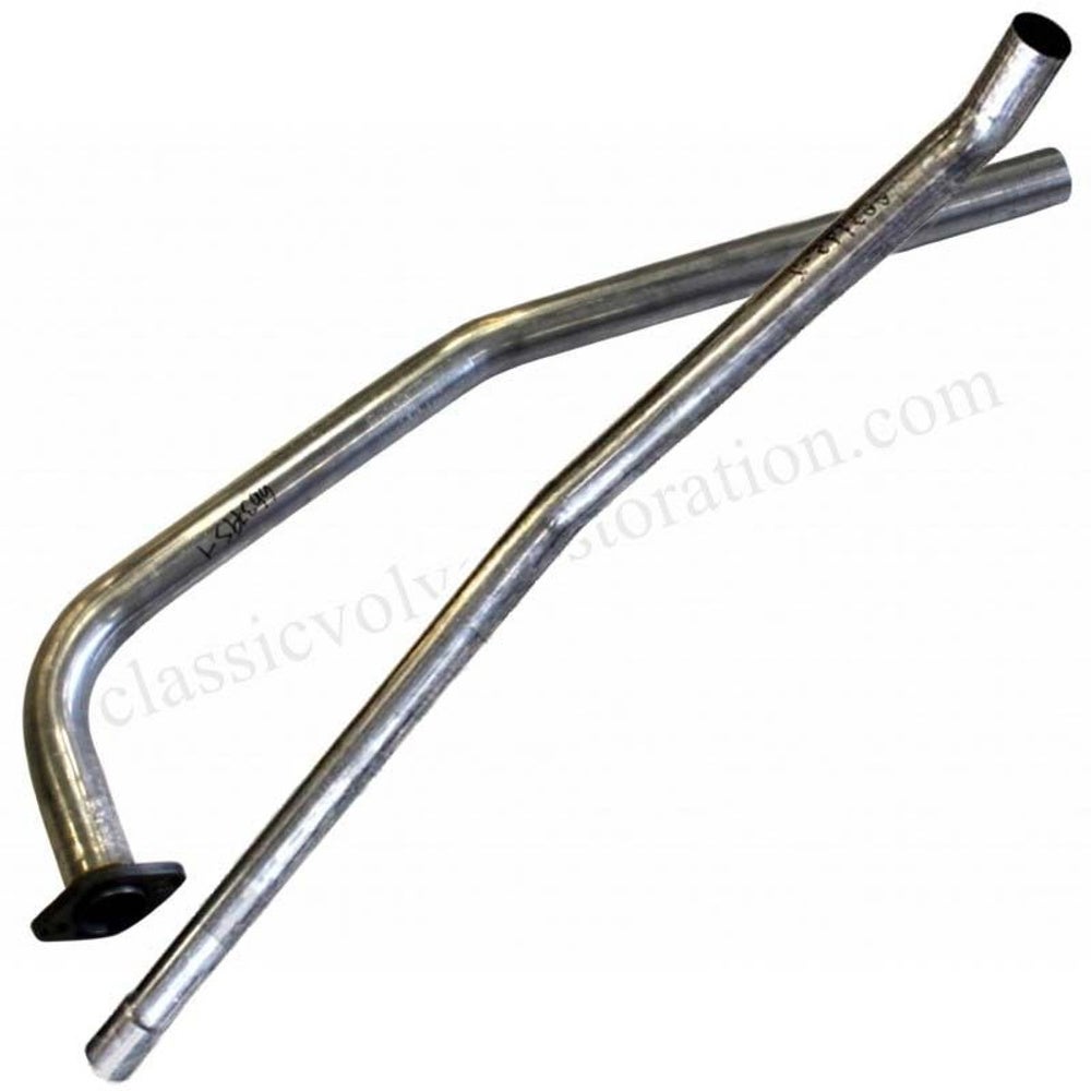 Exhaust pipe front