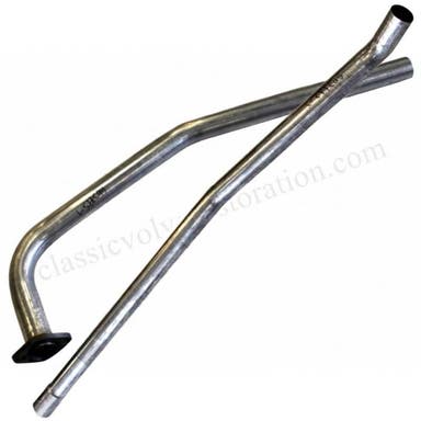 Exhaust pipe front