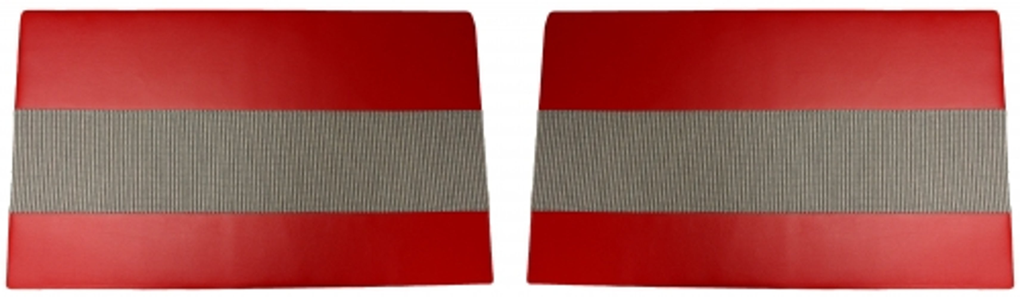 Door panels for Volvo Duett 1958-62 red/gray