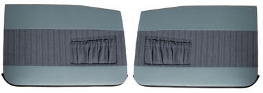 Front door panels for Volvo Amazon 4d, 1960-61, blue