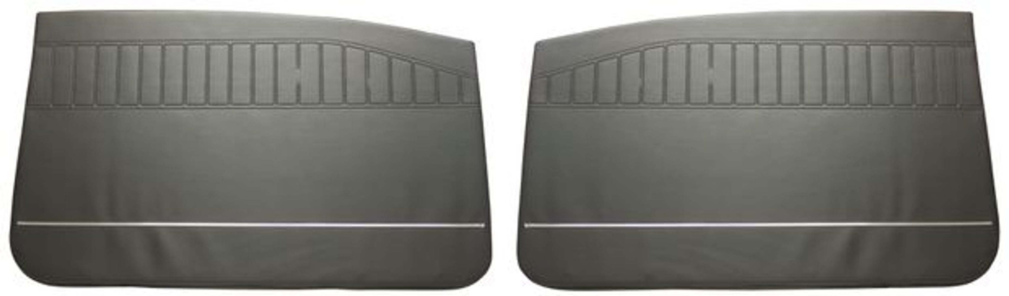 Door panels for Volvo Amazon 2d black without pocket
