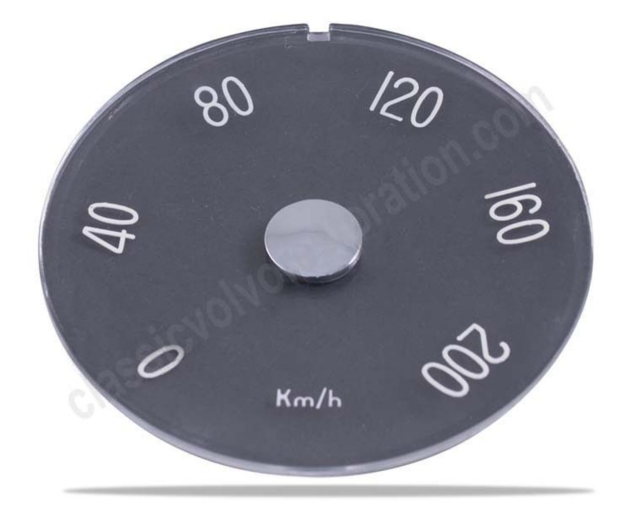 Speedometer glass for Volvo 1800, (km/h), 1961-69