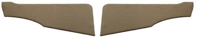 Panels Rear side upper for Volvo PV444A 1947-50, yellow/green