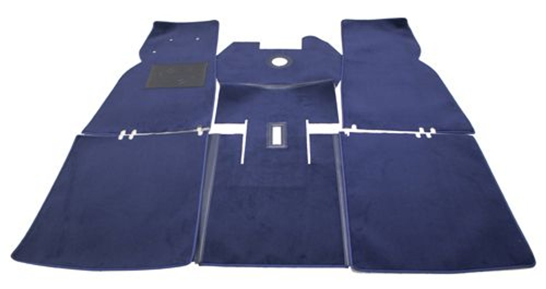 Carpet set for Volvo PV544, blue textile