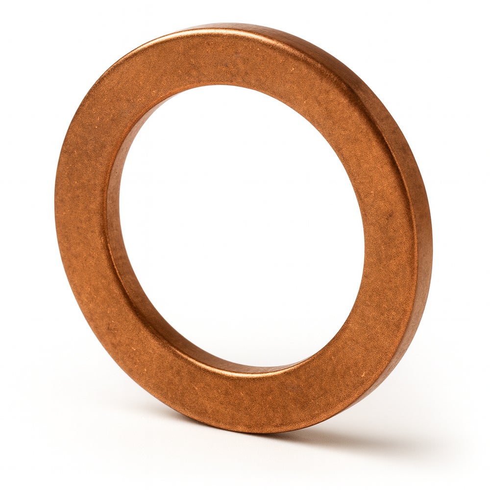 Copper washer 13.3x18.7x1.25 mm for Volvo PV444, PV544, Duett, Amazon, Amazon Kombi — bild 1 av 2