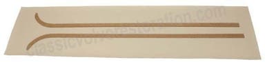 Panels B-pillar for Volvo PV544 1958-60, US beige
