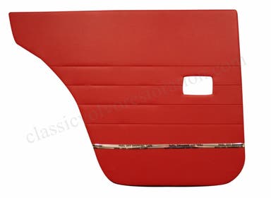 Rear door panels for Volvo Amazon 4d, Amazon Kombi, 1962-63, red