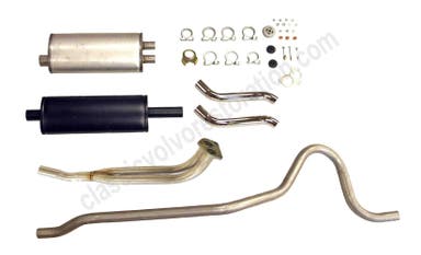 Exhaust system double pipe for Volvo 1800, 1966-69