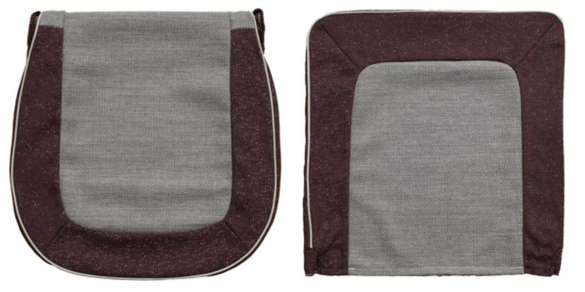Upholstery Front seat for Volvo PV444 KS-LS 1956-57 red/gray