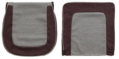 Upholstery Front seat for Volvo PV444 KS-LS 1956-57 red/gray