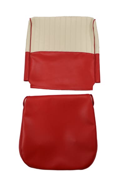 Upholstery Front seat for Volvo PV544 1958-60 US red/beige