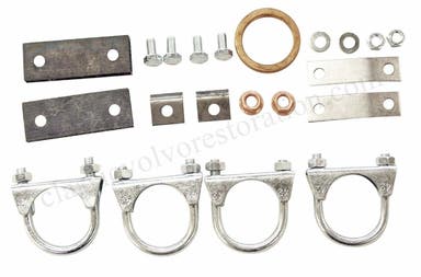 Exhaust system mounting kit for Volvo PV, B4B