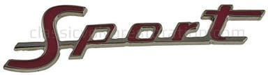 Emblem "Sport" for Volvo PV