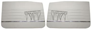 Front door panels for Volvo Amazon 4d, Amazon Kombi, 1962-63, gray