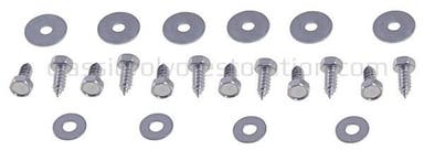 Front mudguard mounting kit for Volvo Amazon
